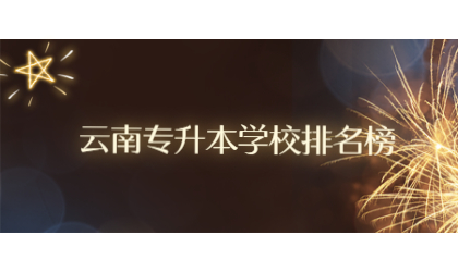 云南專(zhuān)升本學(xué)校排名榜
