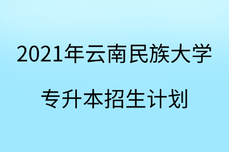 2021年云南民族大學(xué)專(zhuān)升本招生計(jì)劃.png