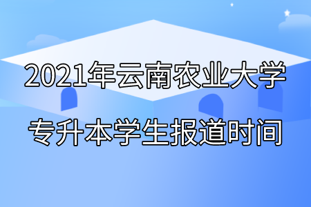2021年云南農(nóng)業(yè)大學(xué)專升本學(xué)生報道時間.png