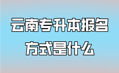 云南專升本報名方式是什么.png