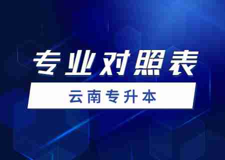 2024昆明學院專升本專業(yè)對照表是什么？.jpg