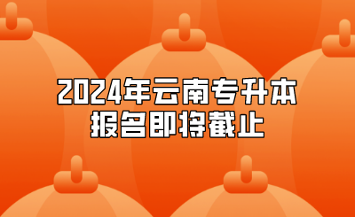 2024年云南專升本報(bào)名即將截止