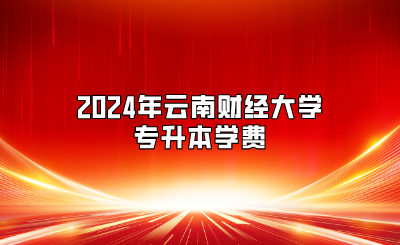 2024年云南財(cái)經(jīng)大學(xué)專升本學(xué)費(fèi)